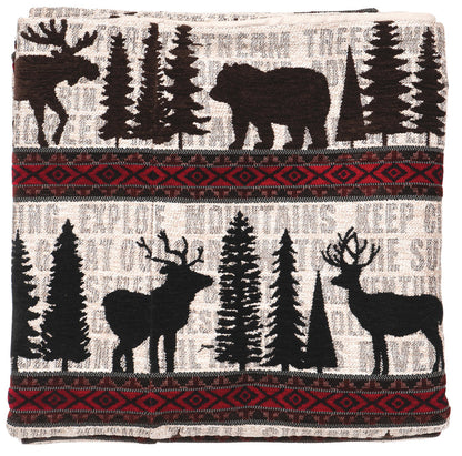 Lazy Lodge Tapestry Throw