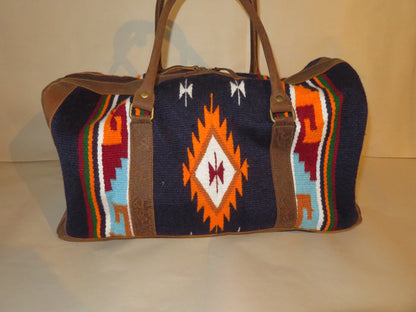 Leather and Cotton Carry-On