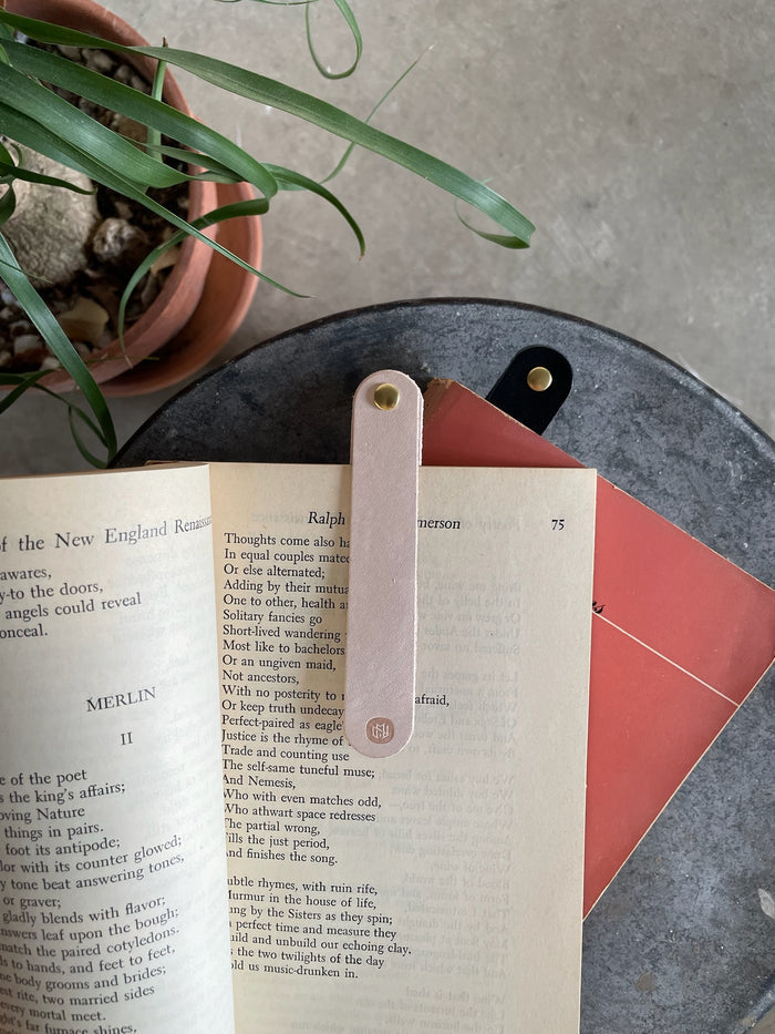 LEATHER BOOKMARK