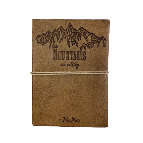 Leather Journal - Mountains Are Calling