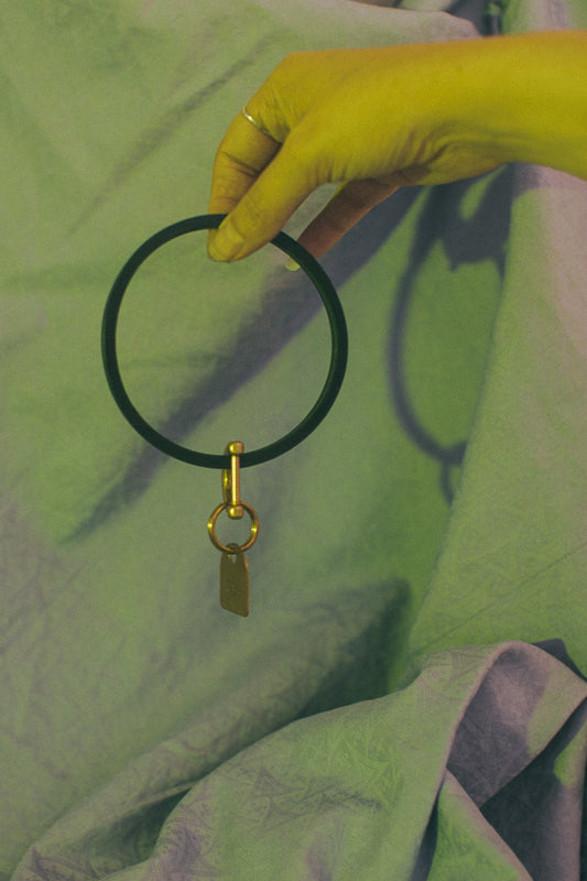 LEATHER WRIST KEY