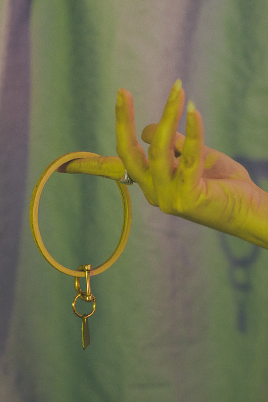 LEATHER WRIST KEY