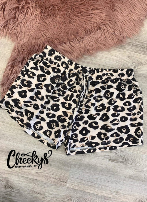 Leopard shorts