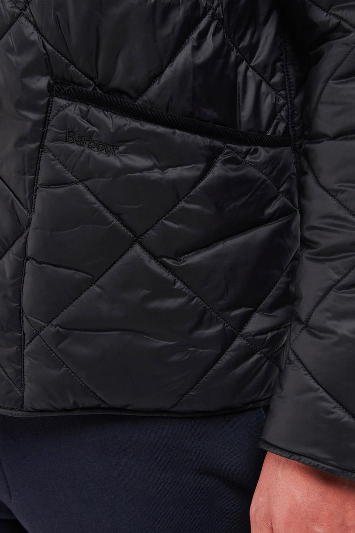 Liddesdale Cardigan Quilted Jacket Black