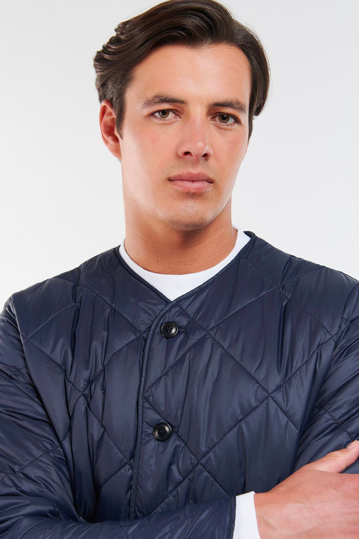 Liddesdale Cardigan Quilted Jacket Navy