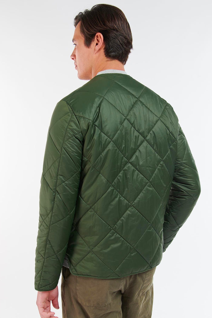 Liddesdale Cardigan Quilted Jacket Sage