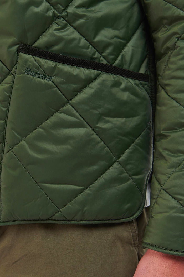 Liddesdale Cardigan Quilted Jacket Sage