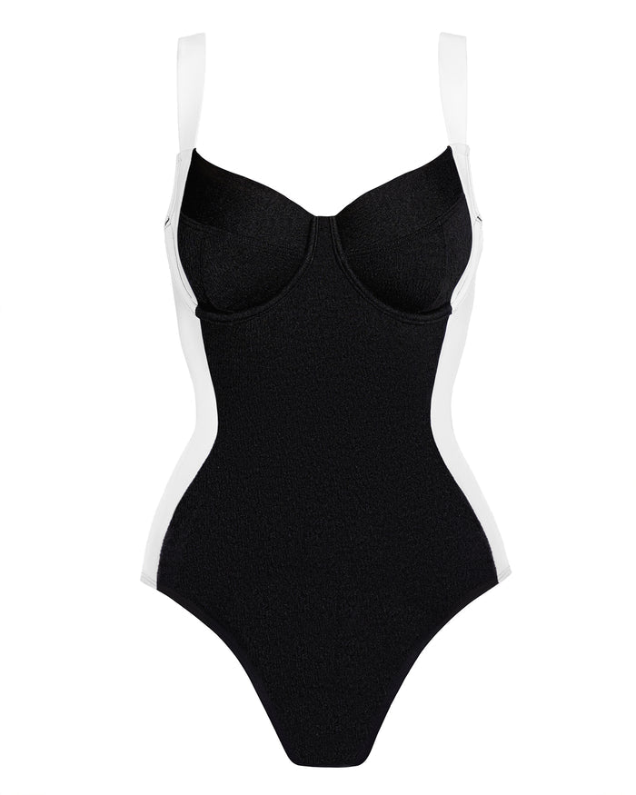 Outline image of Lifty - Contour Crinkle Black/White