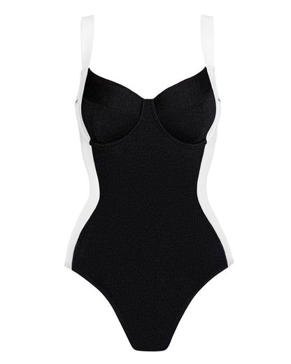 Outline image of Lifty - Contour Crinkle Black/White
