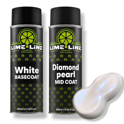 LiME LiNE 3-Step Automotive Aerosol Diamond Pearl Paint Kit