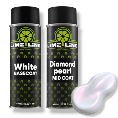 LiME LiNE 3-Step Automotive Aerosol Diamond Pearl Paint Kit