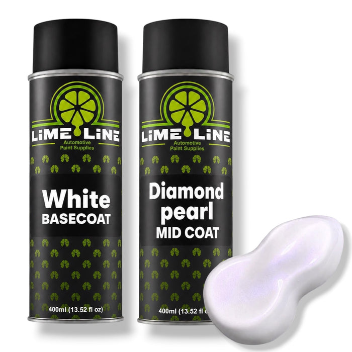 LiME LiNE 3-Step Automotive Aerosol Diamond Pearl Paint Kit