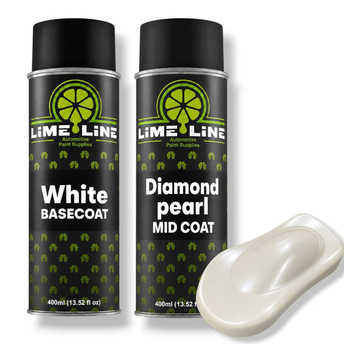 LiME LiNE 3-Step Automotive Aerosol Diamond Pearl Paint Kit