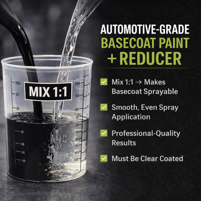 LiME LiNE Automotive Basecoat 1 Gallon Combo - Mix 1:1 with Urethane Reducer - Must be Clearcoated