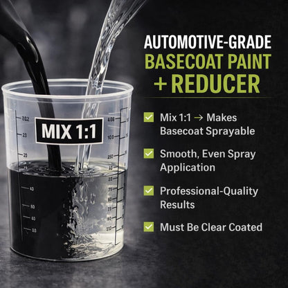 LiME LiNE Automotive Basecoat 1 Gallon Combo - Mix 1:1 with Urethane Reducer - Must be Clearcoated