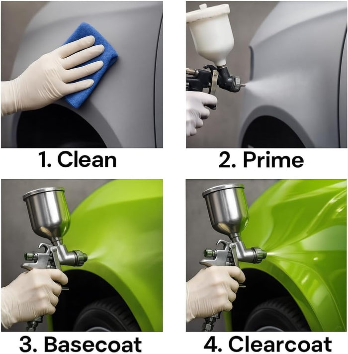 LiME LiNE Automotive Basecoat 1 Gallon Combo - Mix 1:1 with Urethane Reducer - Must be Clearcoated