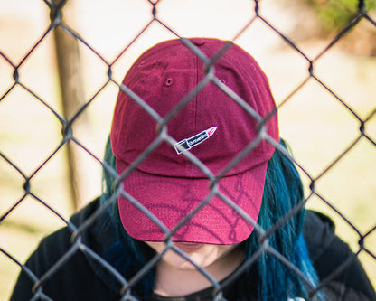 Lipstick Dad Hat - Burgundy