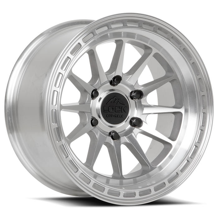 Lock Off-Road Wheels Baja Machine Face Polish