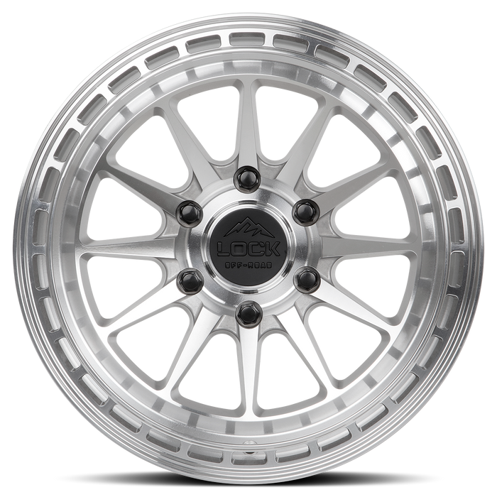 Lock Off-Road Wheels Baja Machine Face Polish