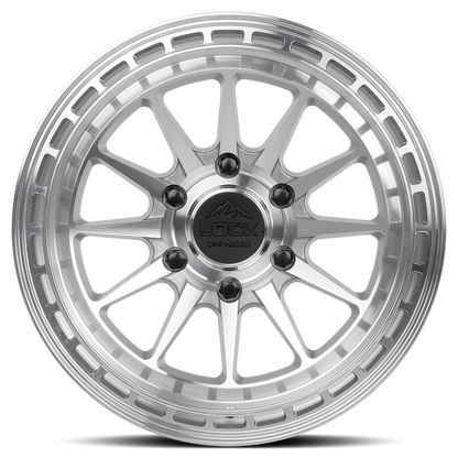 Lock Off-Road Wheels Baja Machine Face Polish