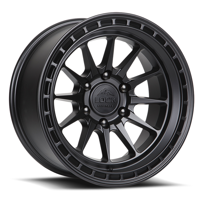 Lock Off-Road Wheels Baja Matte Black
