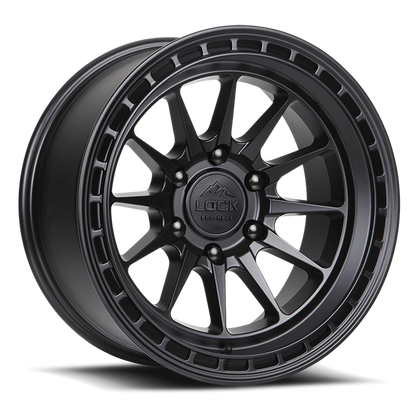Lock Off-Road Wheels Baja Matte Black