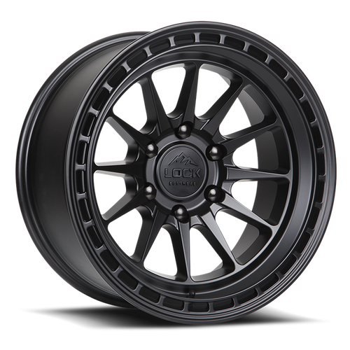 Lock Off-Road Wheels Baja Matte Black