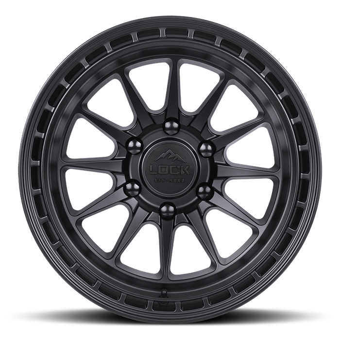 Lock Off-Road Wheels Baja Matte Black