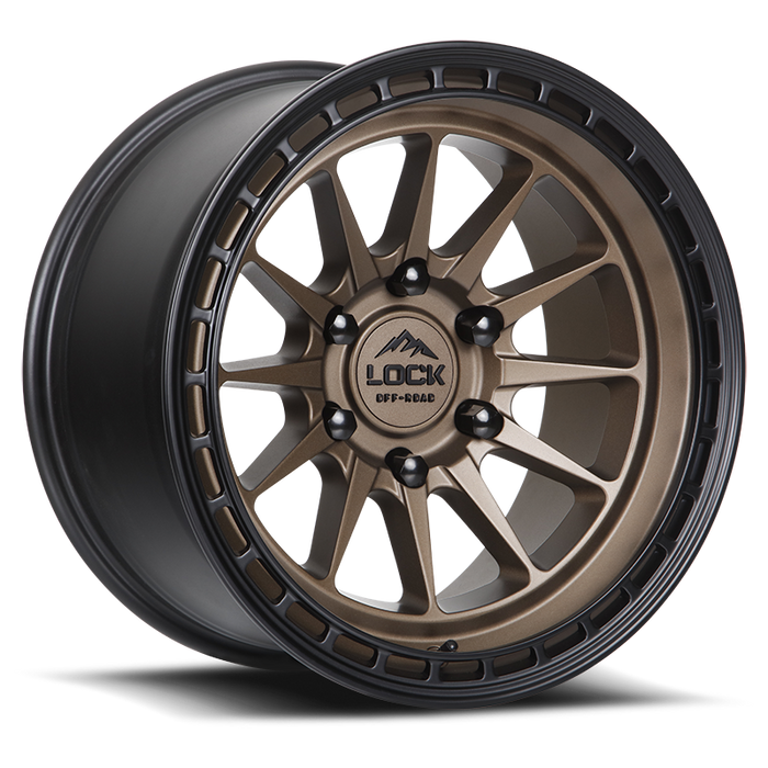 Lock Off-Road Wheels Baja Matte Desert Bronze