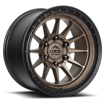 Lock Off-Road Wheels Baja Matte Desert Bronze