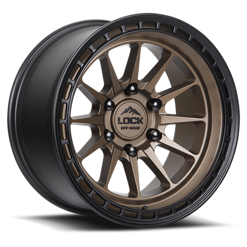 Lock Off-Road Wheels Baja Matte Desert Bronze