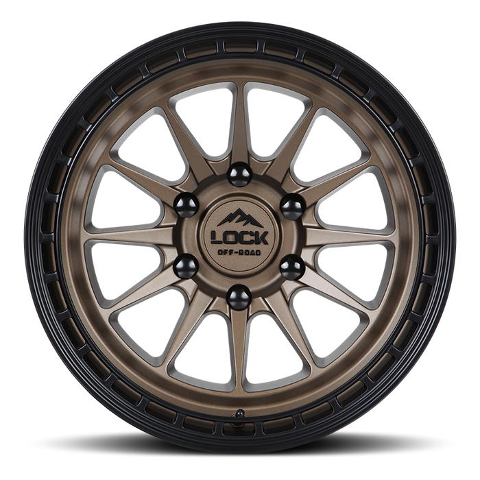 Lock Off-Road Wheels Baja Matte Desert Bronze