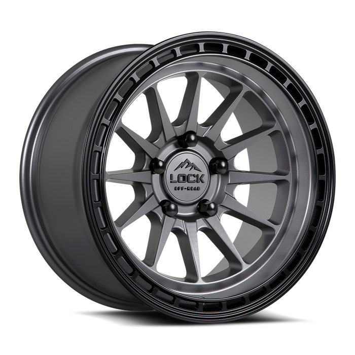 Lock Off-Road Wheels Baja Matte Grey
