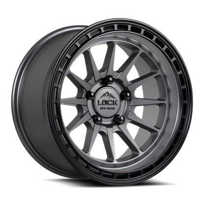 Lock Off-Road Wheels Baja Matte Grey