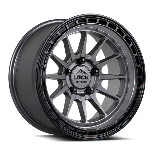 Lock Off-Road Wheels Baja Matte Grey