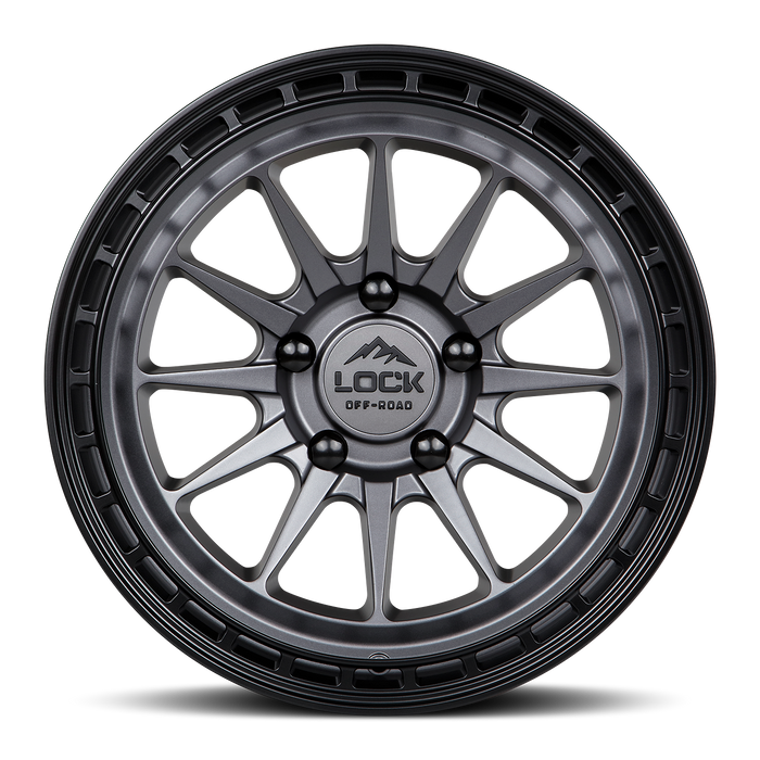 Lock Off-Road Wheels Baja Matte Grey