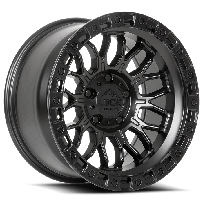 Lock Off-Road Wheels Combat Matte Black