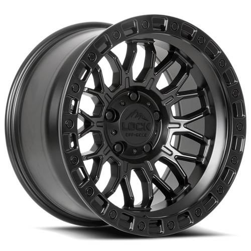 Lock Off-Road Wheels Combat Matte Black