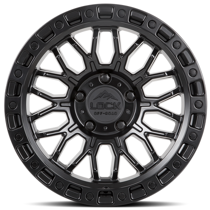 Lock Off-Road Wheels Combat Matte Black