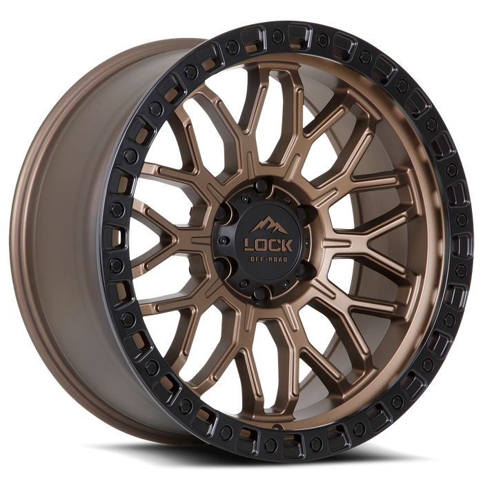 Lock Off-Road Wheels Combat Matte Bronze