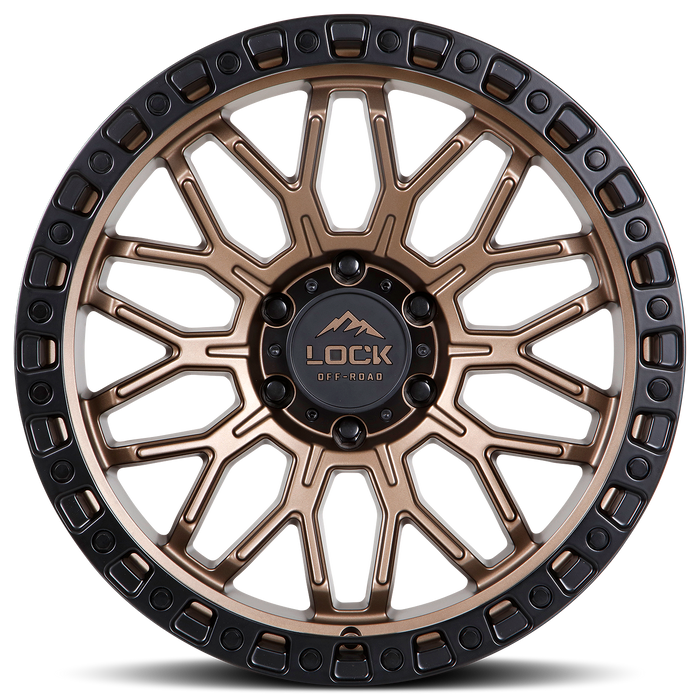 Lock Off-Road Wheels Combat Matte Bronze