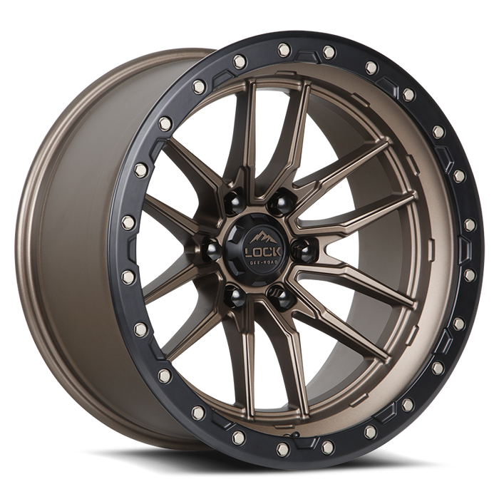 Lock Off-Road Wheels Krawler Matte Bronze