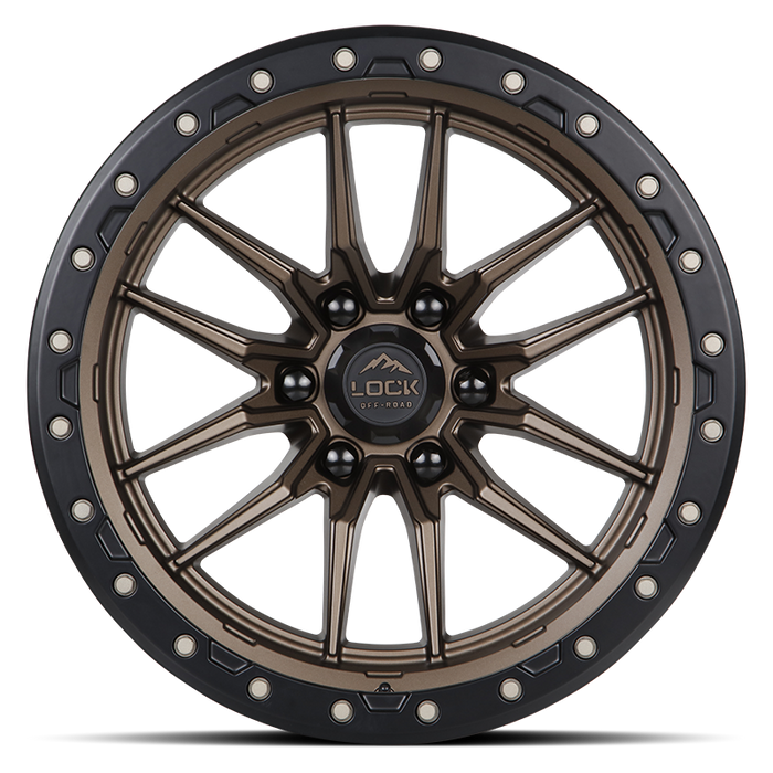 Lock Off-Road Wheels Krawler Matte Bronze