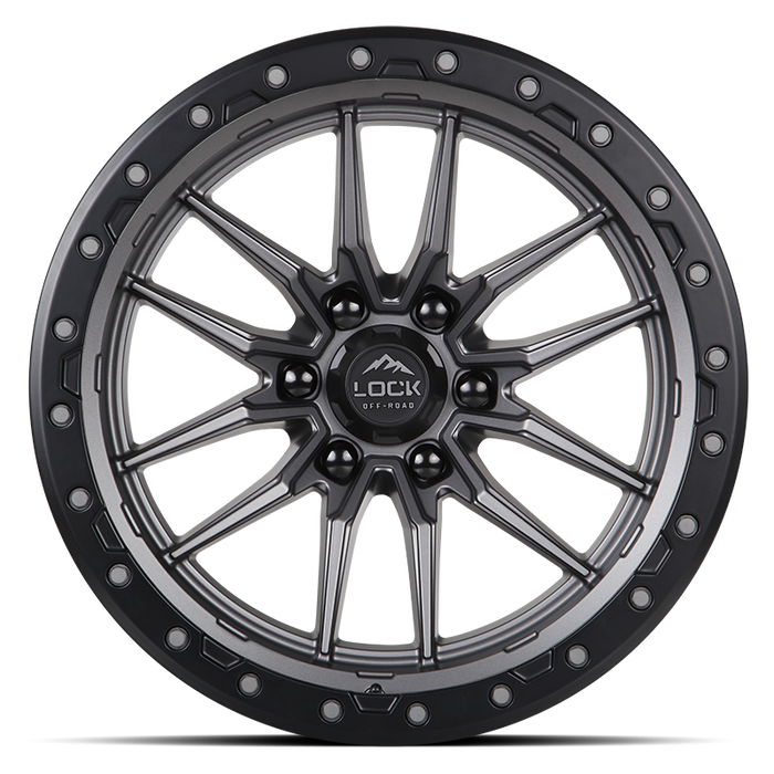 Lock Off-Road Wheels Krawler Matte Grey