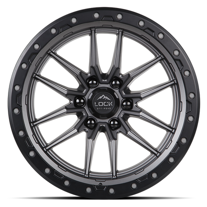 Lock Off-Road Wheels Krawler Matte Grey