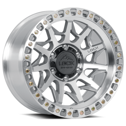 Lock Off-Road Wheels Lunatic Machine Face Polish