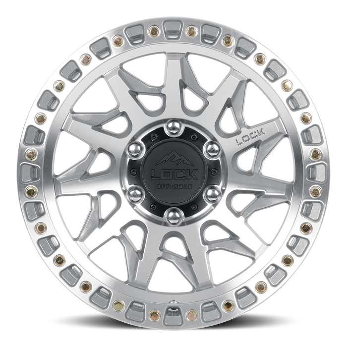 Lock Off-Road Wheels Lunatic Machine Face Polish
