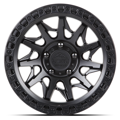 Lock Off-Road Wheels Lunatic Matte Black