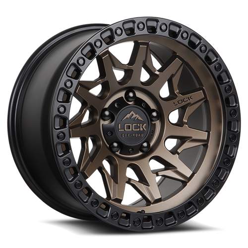 Lock Off-Road Wheels Lunatic Matte Bronze