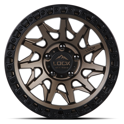 Lock Off-Road Wheels Lunatic Matte Bronze